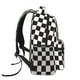 thumbnail image 3 of Fotbe Black and White Checkerboard Mochila Casual con Estampado para Escuela, Viajes y Actividades al Aire Libre - Duradera, Ligera y Cómoda, 3 of 5