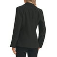 thumbnail image 3 of INSPIRE CHIC Casual Blazers for Women's Lapel Open Long Sleeve Jackets Blazer with Pockets Black M, 3 of 5