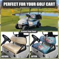 thumbnail image 4 of HUIACONG Turtle Hibiscus Non-Slip Golf Cart Seat Covers 2 Piece for Outdoor Summer, Golf Cart Seat Covers 2 Pack Breathable Material, 4 of 7