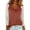 Brown, variant on Color-blocked Long Sleeve Tops for Women, Elegant Cowl Neck Pullover, 2026 Spring Trendy Ombre Blouse for Holidays & Evening Wear, Valentine's Day Gift for Her (Black L)