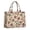 Pioneer Flower Floral Print Pattern-1, variant on Pioneer Flower Floral Print Pattern Tote Bag, Travel Tote Purse with Interior Pockets & Top Handle, Smooth Zipper Gifts for Women Men,15.7 X 5.1 X 13 Inches