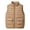 Khaki, variant on KICILVS Kids Puffer Vest Zip Up Quilted Sleeveless Jacket with Pockets Lightweight Warm Waistcoat for Winter Wear 4-15 Years