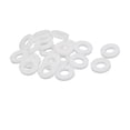 thumbnail image 1 of Anillo de junta plana de forma redonda de 18mmx8mmx3mm Blanco 20pcs, 1 of 2