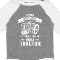thumbnail image 4 of Inktastic Tractor Woman Girls Long Sleeve Baby Bodysuit, 4 of 5