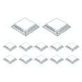 thumbnail image 1 of 12Pack Post Base Cover, 4.75x4.75 Metal One-Piece Post Skirt Porch Column Wrap(3.25x3.25), 1 of 6