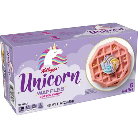 Kellogg's Frozen Waffles, Cotton Candy, 11.6 oz, Frozen