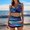 Multicolor, variant on QUNYINEY with Skirt Womens Bikini High Waisted 2 Piece Color Block Swimsuits Twist Front Women Swimsuit Sets