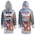 thumbnail image 3 of Santa is Coming Boxer Merry Christmas Xmas Noel Truck Tree All Over Print 3D Hooded Duffle Toggle Coat Boxers Dog Lover Gifts Idea - 02023, 3 of 6