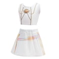thumbnail image 5 of Sleeveless Top and A-Line Skirt Pop Star Set, Idol Singer Halloween Outfit for Stage Performance Cosplay, 5 of 5