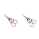 thumbnail image 3 of Scienceny Tijeras de sastre de amplia aplicación para proyectos de costura y costura Tijeras de bordado Bronce de moda bronce 2Conjunto, 3 of 6