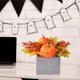 thumbnail image 4 of Bonsái de calabaza simulado para Acción de Gracias, Halloween, decoración de mesa para el hogar, 27,6 x 27,6 x 19 cm, base de madera naranja JASKFLY, 4 of 6