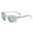 Silver, variant on Cyxus Rectangle Sunglasses for Men Women Trendy UV Protection Eyewear