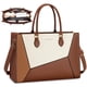 thumbnail image 1 of Bolsa Tote para Laptop RAINSMORE Impermeable para Mujeres 15.6'' Marrón, 1 of 8