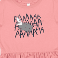 thumbnail image 4 of Inktastic Screaming Possum Girls Toddler Dress, 4 of 5