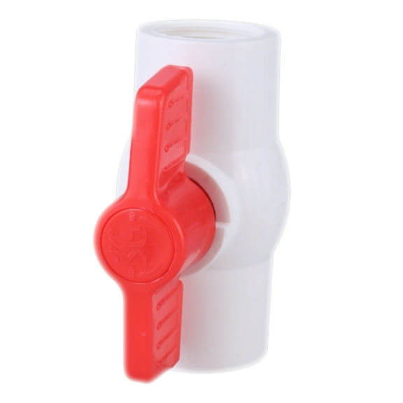 PVC Valves Slip Socket T Handle Water Valves Switches Valves Simple Installation for Pool & Irrigation Systems