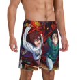 thumbnail image 2 of Anime Dandadan Men's Short Pajama Pants Lightweight Daily Lounge Shorts Bottoms Sleepwear Cozy Soft Home Pajama Pants Shorts, 2 of 9