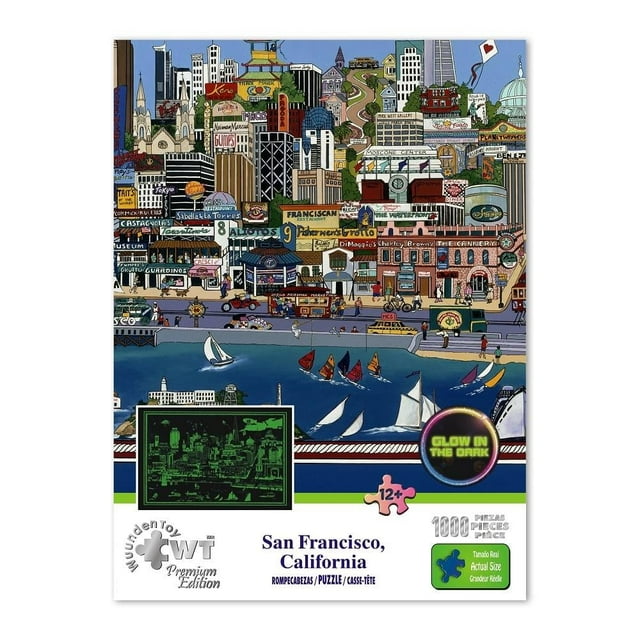 Rompecabezas Wuundentoy San Francisco California, Premium Edition 1000 Piezas