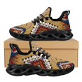 thumbnail image 1 of Zapatillas deportivas de malla con estampado tribal africano para mujer, cómodas, con plataforma y cordones, ligeras, para mujer, 1 of 6