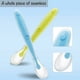 thumbnail image 4 of Cucharas de Silicona para Bebé, Cuchara Suave para Bebé, Cubierto para Bebé 4 Meses, para Alimentación y Destete del Bebé, Sin Bisfenol A, Juego de 4, 4 of 5