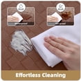 thumbnail image 5 of PABUBE Kitchen Mat Cushioned Anti Fatigue Kitchen Rugs Waterproof Non-Slip Comfort Standing Mat for Kitchen, Floor, Office, Sink, Black, 24"x59", 5 of 9