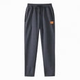 thumbnail image 5 of Ccpelsie Men's Spring Sweatpants Open Bottom Baggy Sweat Pants for Mens Straight Leg Gym Cargo Sweats Lounge Pants with Pockets(Dark Gray,L), 5 of 5