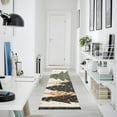 thumbnail image 4 of Yayeee Runner Rug for Bedroom 2'x6' Machine Washable Hallway Non Slip Mat, Beige Christmas Trees, 4 of 8