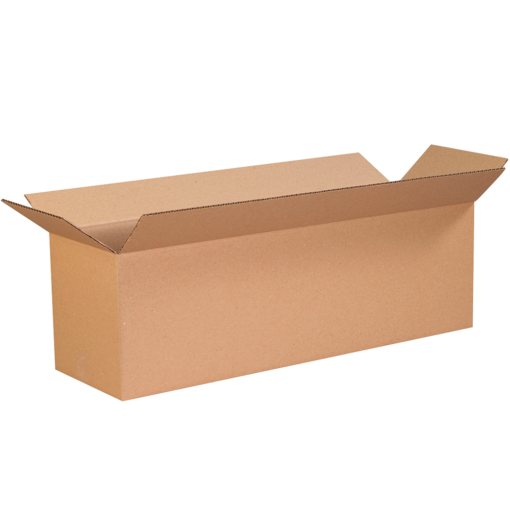 Partners Brand Long Corrugated Boxes 26" x 8" x 8" Kraft 25/Bundle