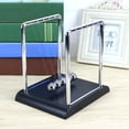 thumbnail image 5 of Grandest Birch Classic Newtons Cradle Kinetic Balls School Educational Prop Toy Desktop Decor Swing Balls Desktop Decor Educationa, 5 of 8