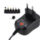 thumbnail image 4 of Adaptador De Corriente CA CC Universal De 12 W Fuente De Alimentación De Enchufe Múltiple 6 En 1 Con 6 Puntas CC Para Luces De Pantalla LED Mini Enrutadores De TV, 4 of 7
