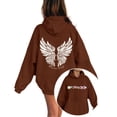 thumbnail image 6 of Kiijoy Girls Graphic Hoodie Casual Wing Print Long Sleeve Hooded Sweatshirt, Sizes 1-13, 6 of 6