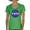 Green, variant on NASA Meatball Logo Women's V-Neck T-shirt Iconic American Astronaut Space Souvenir