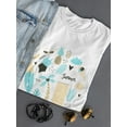 thumbnail image 3 of Summer Set Doodles T-Shirt Women -Image by Shutterstock, Female Small, 3 of 4
