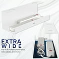 thumbnail image 5 of VIVO White Extra Deep Under Desk Cable Management Trays - 2 Pack, 5 of 8