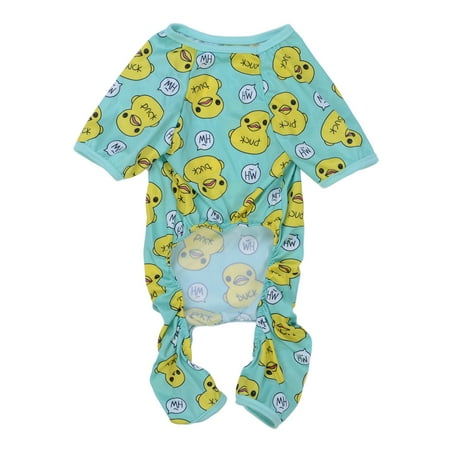 

Farrubbyine8 Dog Pajamas Cotton Pet Clothes Chihuahua Yorkie Puppy Jumpsuit