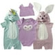 thumbnail image 1 of Kit 3 PaÃ±aleros Bordados Baby Kisses Unicornio, Coneja, Buha Bebe Talla 12 meses Baby Kisses Ropa de ReciÃ©n Nacido, 1 of 5