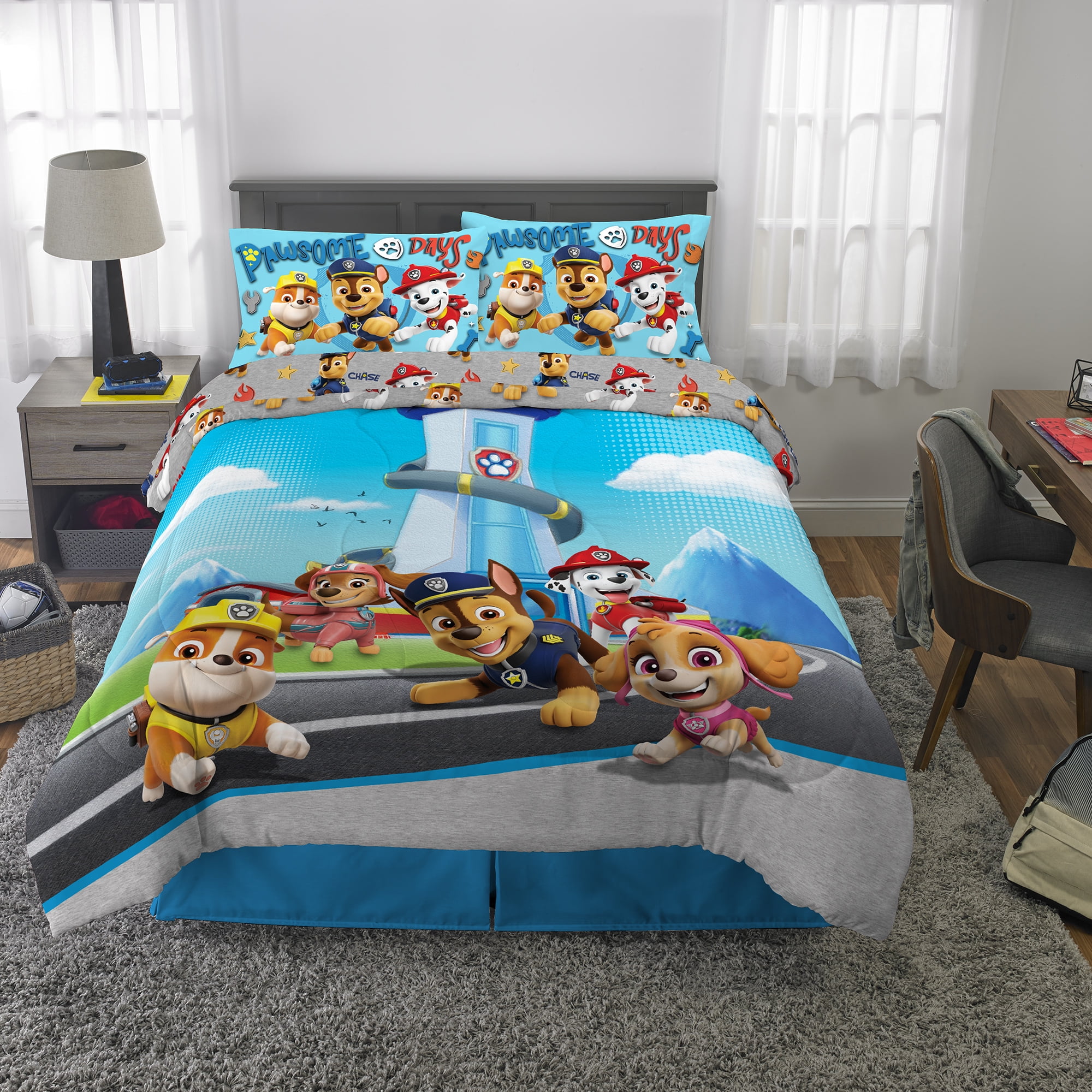 Paw patrol full bedding set hotsell