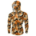 thumbnail image 5 of Htigea Unisex UPF 50+ Camo Hoodie Lightweight Quick Dry Athletic Pullover Tops Performance Long Sleeve Gym Shirt L Multicolor XXXXL, 5 of 7