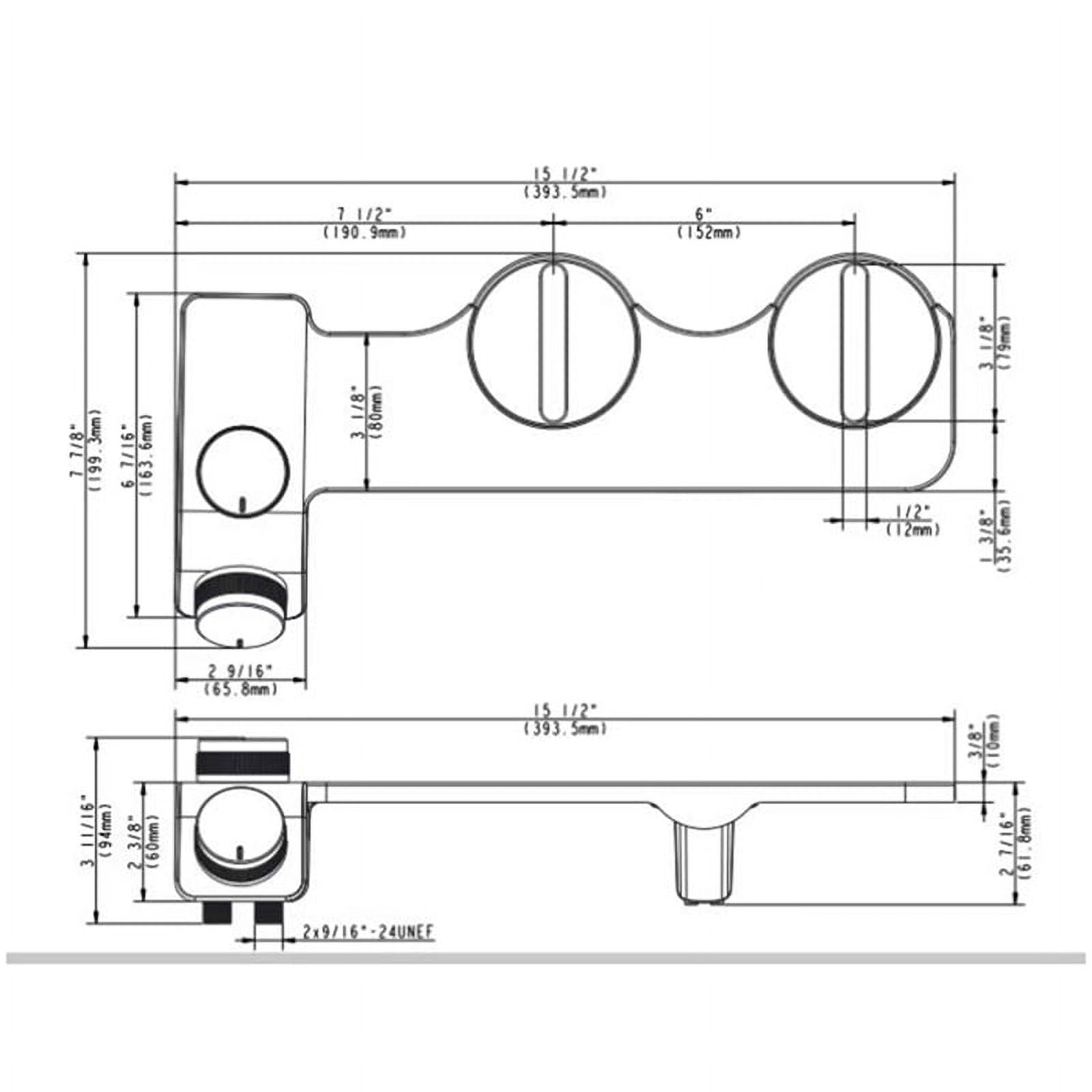 Hot and Cold Dual Multifunctional Simple Installation Bidet No Electricity Smart Toilet Seat Butt Flusher,B