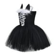 thumbnail image 3 of Girls Black Tutu Tulle Dress for Birthday Party, Photography Prop Halloween Cosplay, 3 of 5