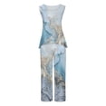 thumbnail image 4 of Puntoco Trajes De Cuello Redondo Sin Mangas Estilo Primavera Y Verano Con Estampado Suelto Habitual Para Mujer Liquidación Puntoco Puntoco-6393, 4 of 6