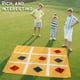 thumbnail image 5 of Juego de tablero de juego plegable | Tablero de plástico de 3x3 pies con 10 coloridos sacos de arena de 4x4 pulgadas | Alternativa portátil al aire libre a Cornhole | Incluye bolsa de almacenamiento, 5 of 5