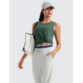 thumbnail image 3 of CRZ YOGA Women's Pima Cotton Sleeveless Loose Tank Tops Gym Yoga Tops Athletic Shirts, 3 of 6