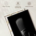 thumbnail image 6 of Elephant Stock Studio Microphone Wall Art - Vertical Canvas Wall Art - Living Room Wall Decor - Music Canvas - Black And Silver Decor - 24" x 36", 6 of 8