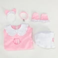 thumbnail image 5 of MEOWCOS Pink Cat Maid Outfit for Women Cute Maid Dress with Paw Embroidery, 5 of 7