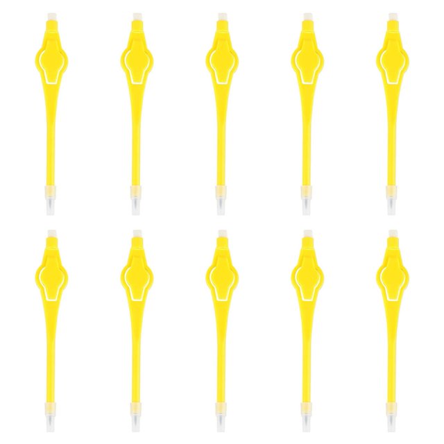 CSChome Compact Golf Score Pens Plastic Golf Scoring Pens Set 10Pcs Wear Resistant Bright Color Lightweight Portable Pencils
