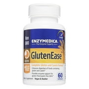 Enzymedica GlutenEase, Food Intolerance Digestive Aid, Enzymes for Defense Against Hidden Gluten, 60 Count