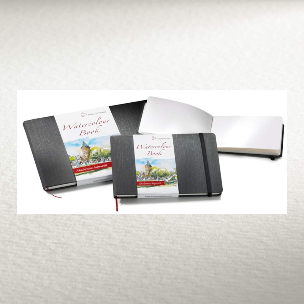 Hahnemuehle Akademie Watercolor Paper Book, 30 Pages, Landscape, 8.2" x 11.6"