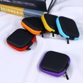 thumbnail image 5 of FRCOLOR 2pcs Portable Carrying Hard Case for Earphones- Small Storage Box with Mesh Pocket- Bag for Headphones, Earbuds, USB Cable, 5 of 8