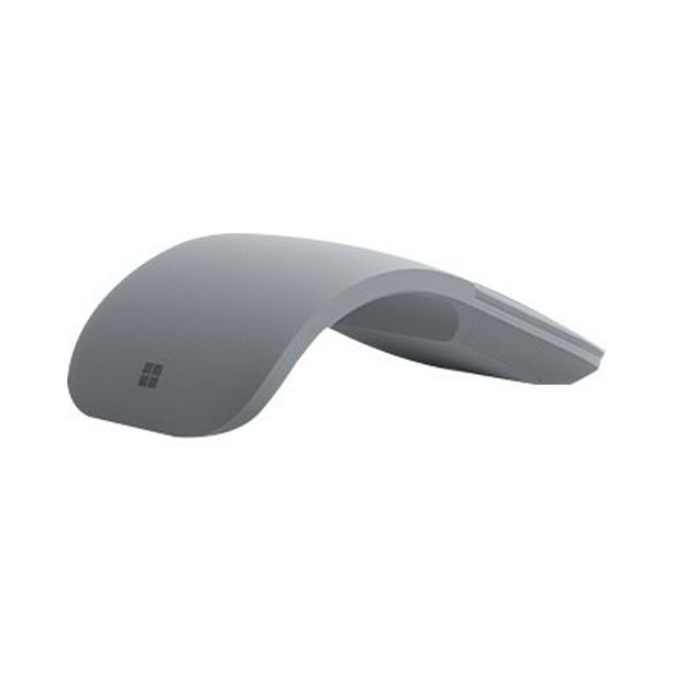 Microsoft Surface Arc Mouse - Souris - Optique - 2 Boutons - Sans Fil - Bluetooth 4.1 - Gris Clair - commercial