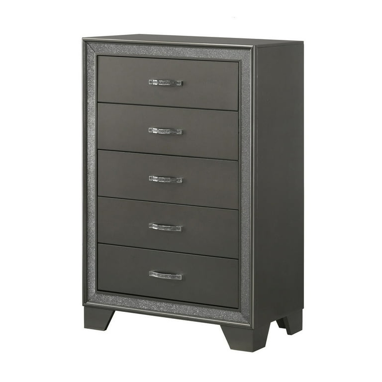 grey diamond dresser Furniture of America Lyanne Gray Dresser
